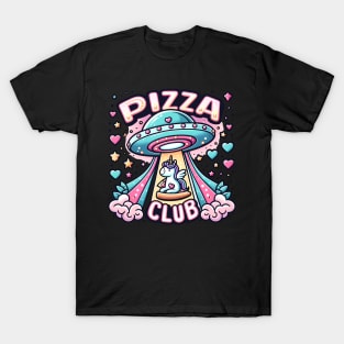 Funny Pizza Unicorn Ufo T-Shirt